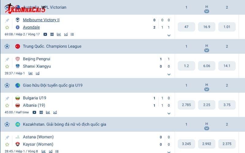 1Xbet – Trang Cá Độ Bóng Đá Xanh Chín Cho Dân Chơi 1 Hàng loạt giải đấu bóng đá được cập nhật mỗi ngày